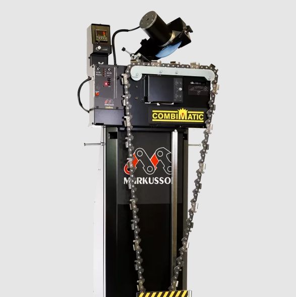 Automatisk kedjeslipmaskin: effektivare skogsarbete med jämnare skärpa